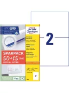 AVERY ZWECKFORM Etikett, univerzális, 210x148 mm, AVERY ZWECKFORM, "Sparpack", 130 etikett/csomag