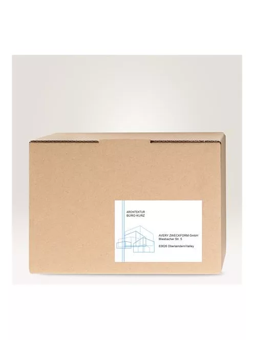 AVERY ZWECKFORM Etikett, univerzális, 210x148 mm, AVERY ZWECKFORM, "Sparpack", 130 etikett/csomag