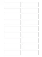 AVERY ZWECKFORM Ruhacímke, műanyag, iskolai, 45x13 mm, kézzel írható, AVERY ZWECKFORM, fehér, 36 címke/csomag