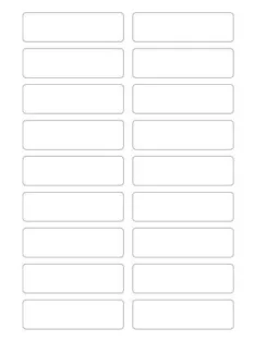   AVERY ZWECKFORM Ruhacímke, műanyag, iskolai, 45x13 mm, kézzel írható, AVERY ZWECKFORM, fehér, 36 címke/csomag