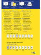 AVERY ZWECKFORM Etikett, 210x297 mm, poliészter, AVERY ZWECKFORM, átlátszó, 25 etikett/csomag
