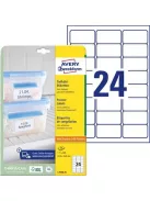 AVERY ZWECKFORM Etikett, 63,5x33,9 mm, fagyasztható, AVERY ZWECKFORM, 600 etikett/csomag