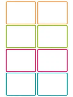   AVERY ZWECKFORM Címke, műanyag, iskolai, 46x33 mm, kézzel írható, AVERY ZWECKFORM, színes, 16 címke/csomag