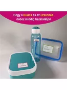 AVERY ZWECKFORM Címke, műanyag, iskolai, 31x15 mm, kézzel írható, AVERY ZWECKFORM, színes, 48 címke/csomag