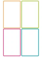 AVERY ZWECKFORM Címke, műanyag, iskolai, 68x46 mm, kézzel írható, AVERY ZWECKFORM, színes 8 címke/csomag