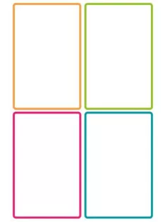   AVERY ZWECKFORM Címke, műanyag, iskolai, 68x46 mm, kézzel írható, AVERY ZWECKFORM, színes 8 címke/csomag