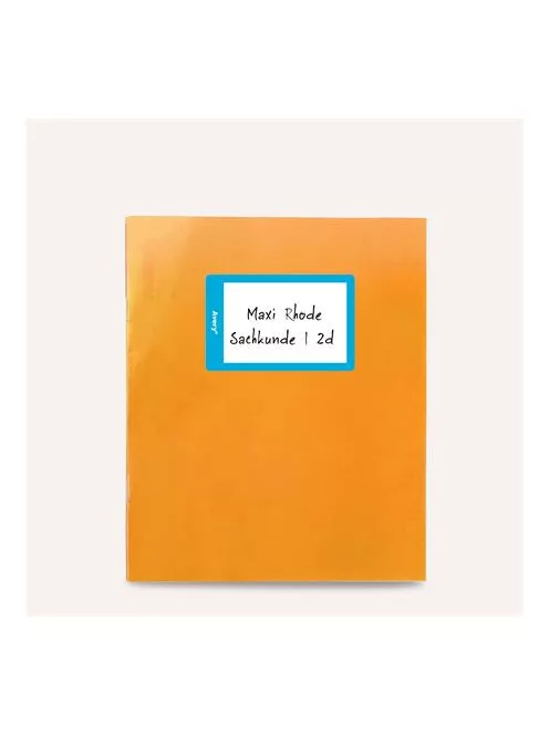 AVERY ZWECKFORM Füzetcímke, 68x46 mm, kézzel írható, AVERY ZWECKFORM, színes, 8 címke/csomag