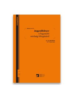   Pátria Nyomtatvány Jegyzőkönyv a fogyasztó minőségi kifogásáról 25x3 lapos tömb A/4 álló