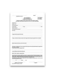   Pátria Nyomtatvány Jegyzőkönyv a fogyasztó minőségi kifogásáról 25x3 lapos tömb A/4 álló