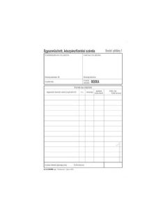   Pátria Nyomtatvány Készpénzfizetési számla 50x3 lapos tömb A/5 álló