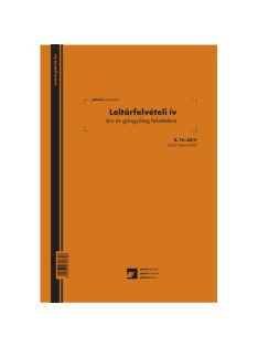   Pátria Nyomtatvány Leltárfelvételi ív áru és göngyöleg felvételére 50x3 lapos tömb A/4 álló