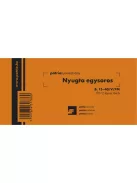 Pátria Nyomtatvány Nyugta (egysoros) 50x2 lapos tömb