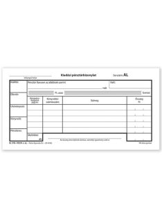   Pátria Nyomtatvány Kiadási pénztárbizonylat 25x2 lapos tömb 203x102 mm