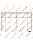 Pátria Nyomtatvány Heti étlap szabadlap A/4 fekvő