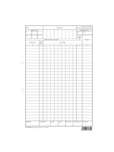   Pátria Nyomtatvány Élelmezési anyag biztosítási bizonylat I. szabadlap A/4 álló