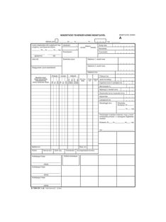   Pátria Nyomtatvány Nemzetközi tehergépjármű menetlevél szabadlap A/4 álló