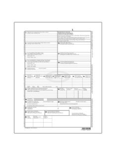   Pátria Nyomtatvány CMR Fuvarlevél leporelló 240x12" 6 példányos 350 garn/doboz