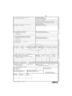   Pátria Nyomtatvány Nemzetközi CMR fuvarlevél 6 lapos garn. A/4 álló