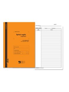   Pátria Nyomtatvány Építési napló 25x3 lapos tömb + 9 db 3 lapos garnitúra