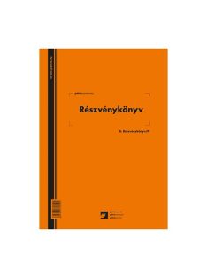 Pátria Nyomtatvány Részvénykönyv A/4 álló