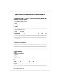   Pátria Nyomtatvány Munkavédelmi oktatási napló 24 lapos füzet A/4 álló