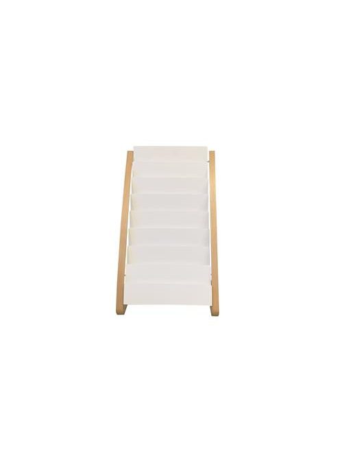 ALBA Katalógustartó, 8x2 rekeszes, ALBA, fa/fehér