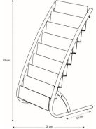 ALBA Katalógustartó, 8x2 rekeszes, ALBA, fa/fehér