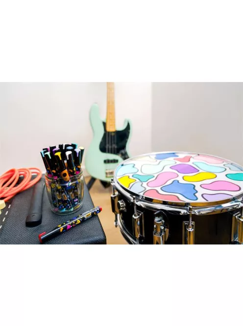 BIC Dekormarker készlet, 1,5 - 2,3 mm, BIC "Paint marker", 12 különböző élénk szín