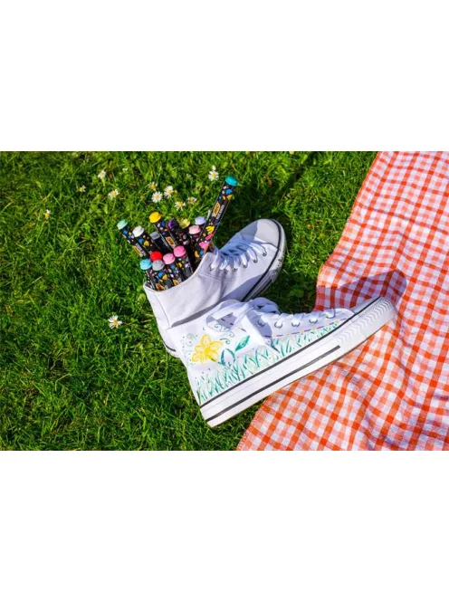 BIC Dekormarker készlet, 1,5 - 2,3 mm, BIC "Paint marker", 12 különböző élénk szín