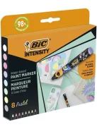 BIC Dekormarker készlet, 1,5 - 2,3 mm, BIC "Paint marker", 8 különböző pasztell szín