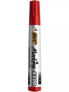  BIC Alkoholos marker, 3,7-5,5 mm, vágott, BIC "ECO 2300" piros