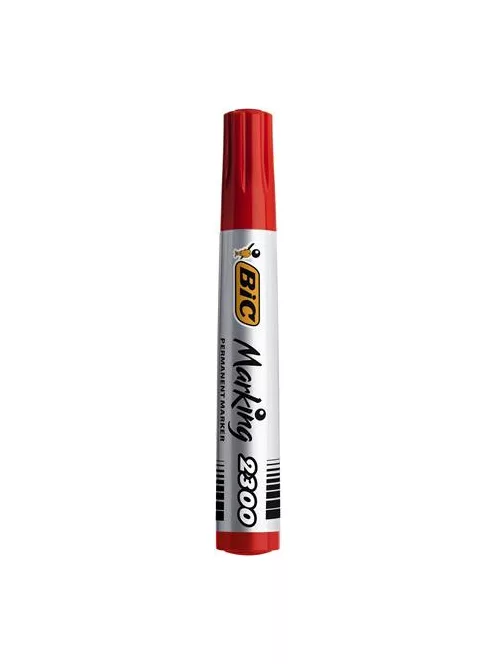 BIC Alkoholos marker, 3,7-5,5 mm, vágott, BIC "ECO 2300" piros