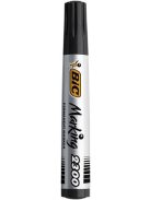 BIC Alkoholos marker, 3,7-5,5 mm, vágott, BIC "ECO 2300" fekete