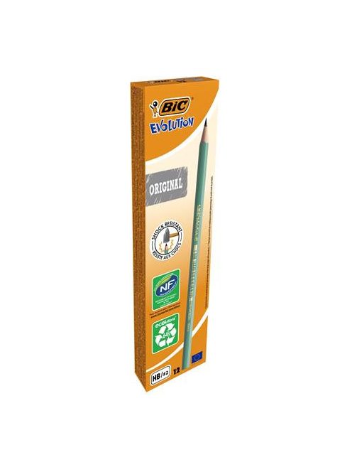 BIC Grafitceruza, HB, hatszögletű, BIC "Evolution Original"