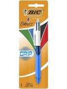 BIC Golyóstoll, 0,32 mm, nyomógombos, négyszínű, BIC "4 Colours Grip Original"