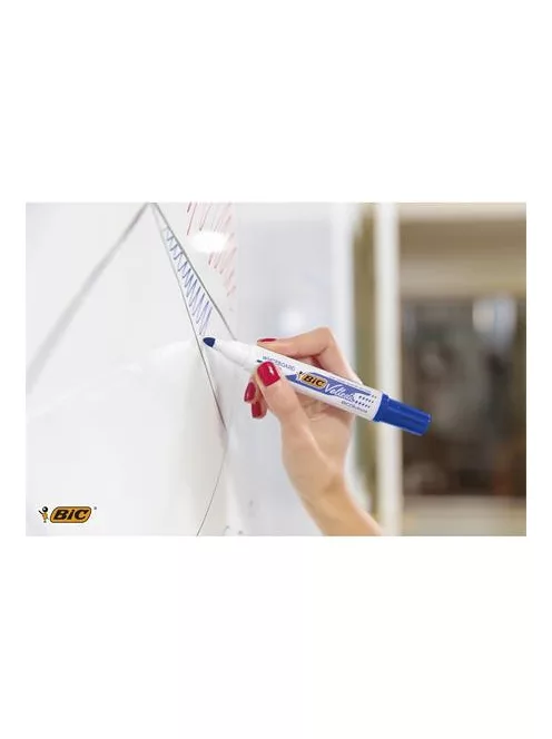 BIC Flipchart- és táblamarker, 1,4 mm, kúpos, BIC" Velleda ecolutions", kék