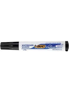   BIC Flipchart- és táblamarker, 1,1-5,6 mm, vágott, BIC "Velleda ecolutions", fekete