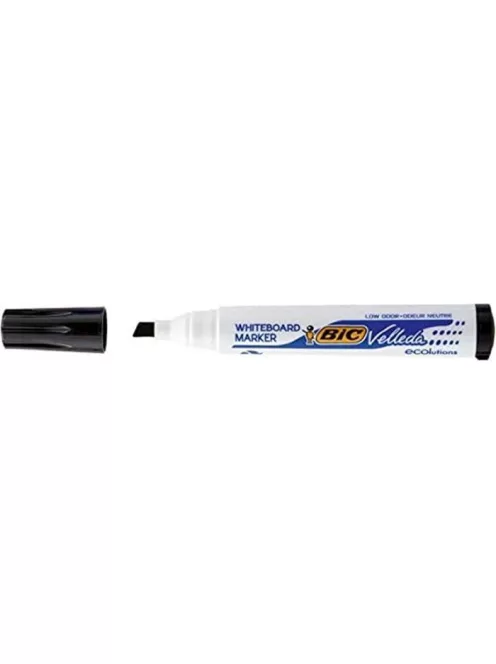 BIC Flipchart- és táblamarker, 1,1-5,6 mm, vágott, BIC "Velleda ecolutions", fekete