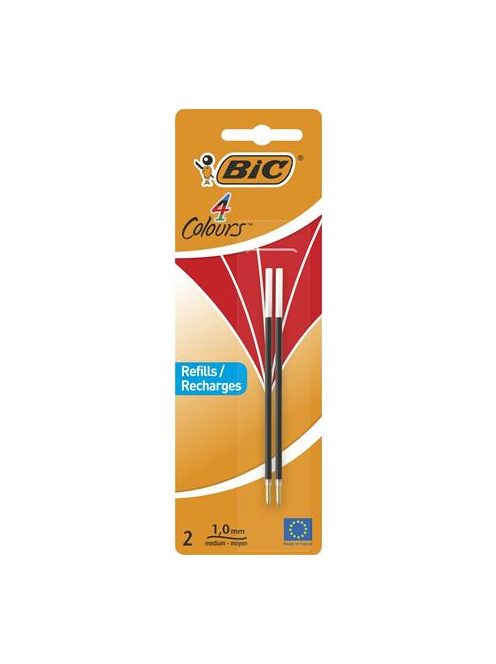 BIC Golyóstollbetét, 0,32 mm, BIC "4 Colours" piros