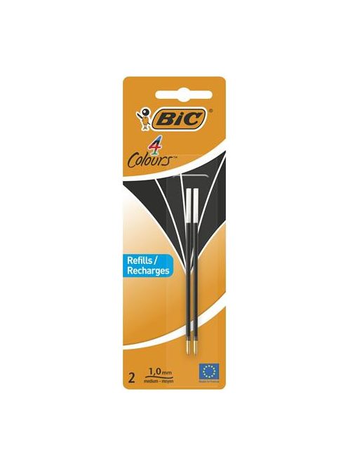 BIC Golyóstollbetét, 0,32 mm, BIC "4 Colours" fekete