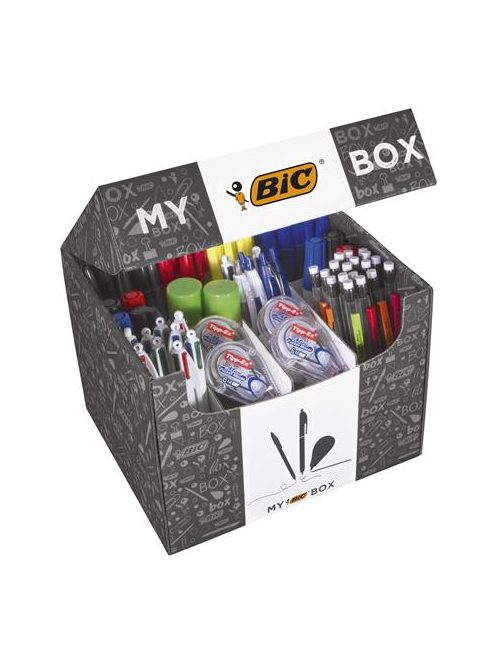 BIC Írószer készlet, BIC "Box", 124 darabos