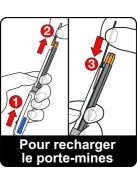 BIC Golyóstoll, háromszínű, nyomósirónnal egyben, BIC "4 Colours" + grafitbél