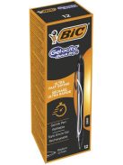 BIC Zseléstoll, 0,3 mm, nyomógombos, BIC "Gel-ocity Quick Dry", fekete