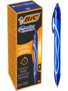 BIC Zseléstoll, 0,3 mm, nyomógombos, BIC "Gel-ocity Quick Dry", kék
