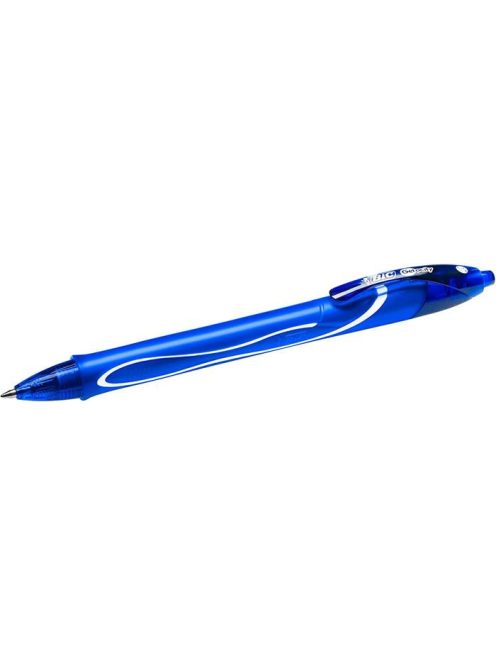 BIC Zseléstoll, 0,3 mm, nyomógombos, BIC "Gel-ocity Quick Dry", kék