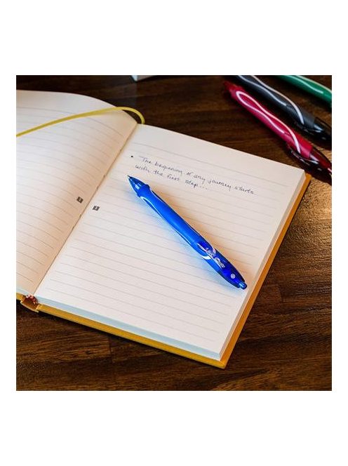 BIC Zseléstoll, 0,3 mm, nyomógombos, BIC "Gel-ocity Quick Dry", kék