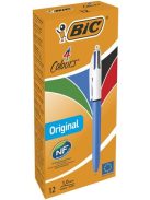 BIC Golyóstoll, 0,32 mm, nyomógombos, négyszínű, BIC "4 Colours Original"