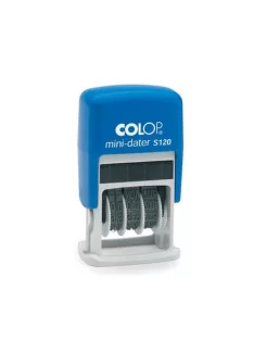 Colop Colop S 120 Mini Dátum kék párnával