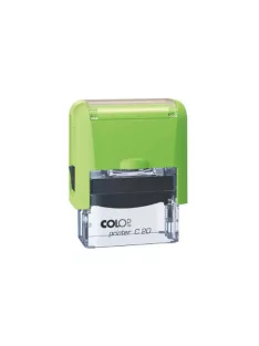   Colop Colop Szövegbélyegző Printer C20 zöld ház 14x38 mm -új
