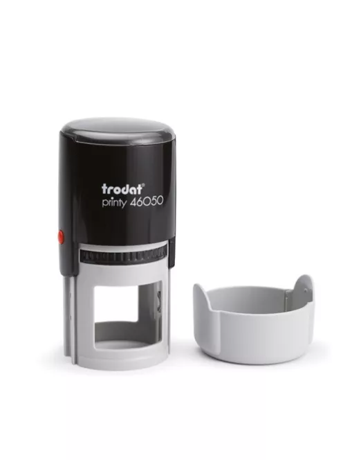 Trodat Bélyegzőház Trodat 46050 fekete, párna nélkül kör lenyomattal 50 mm